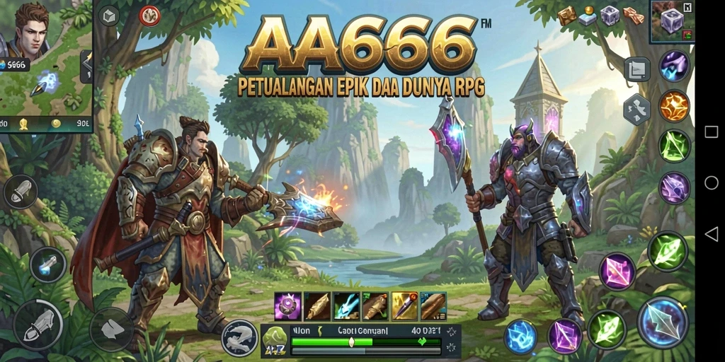 Gameplay seru AA666 dalam petualangan RPG yang mendebarkan.