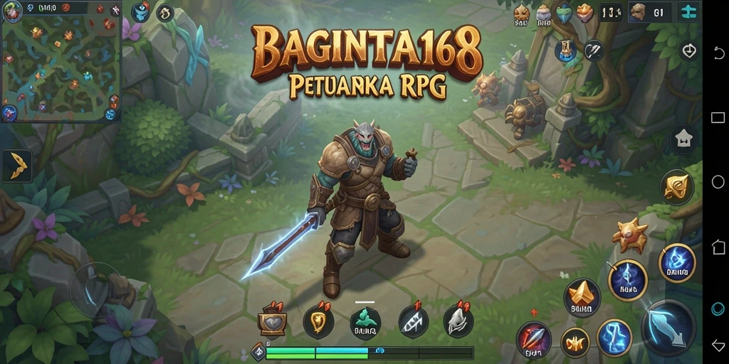 Screenshot intens dari pertempuran seru dalam BAGINTA168.