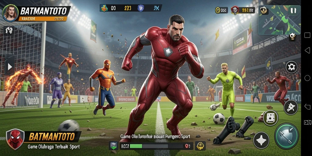 Tampilan gameplay seru di BATMANTOTO dengan berbagai olahraga.