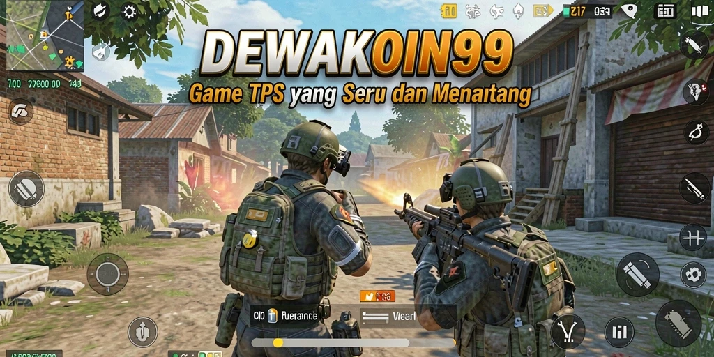 Screenshot gameplay DEWAKOIN99 yang menunjukkan aksi tembak-menembak yang mendebarkan.