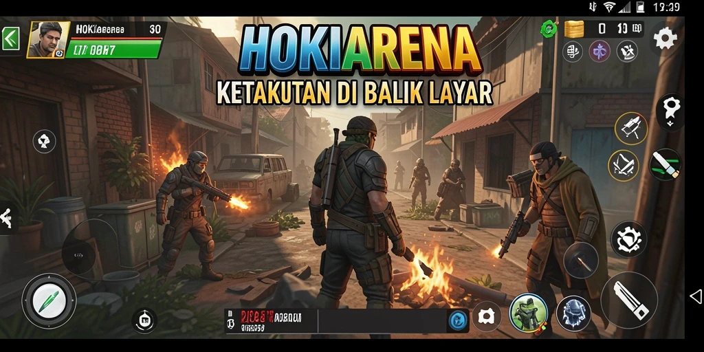 Tampilan mencekam gameplay HOKIARENA yang penuh ketegangan.