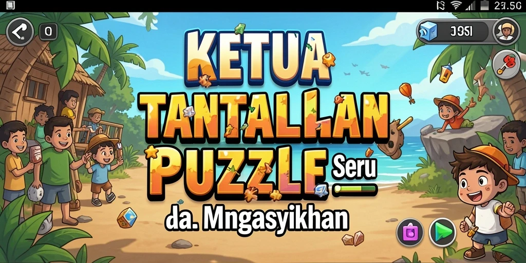 Gameplay KETUA yang menarik dan penuh tantangan Puzzle.