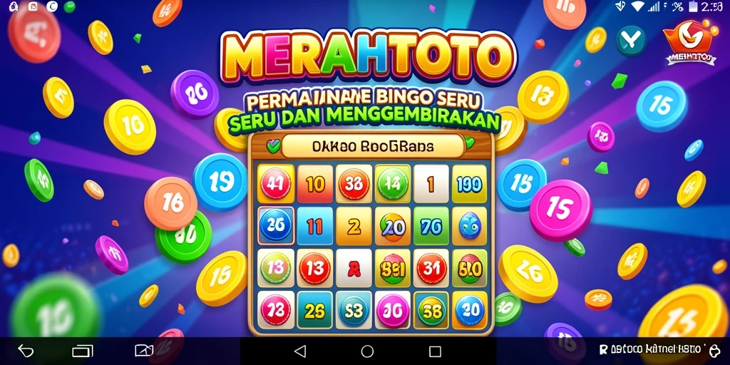 Gameplay menarik Bingo di aplikasi MERAHTOTO.