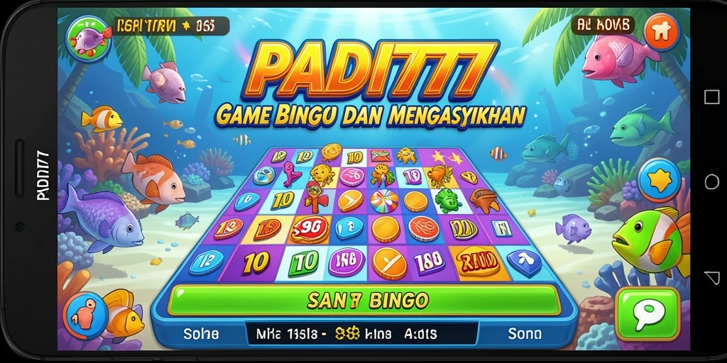 Tampilan gameplay seru dalam PADI777 saat bermain Bingo.