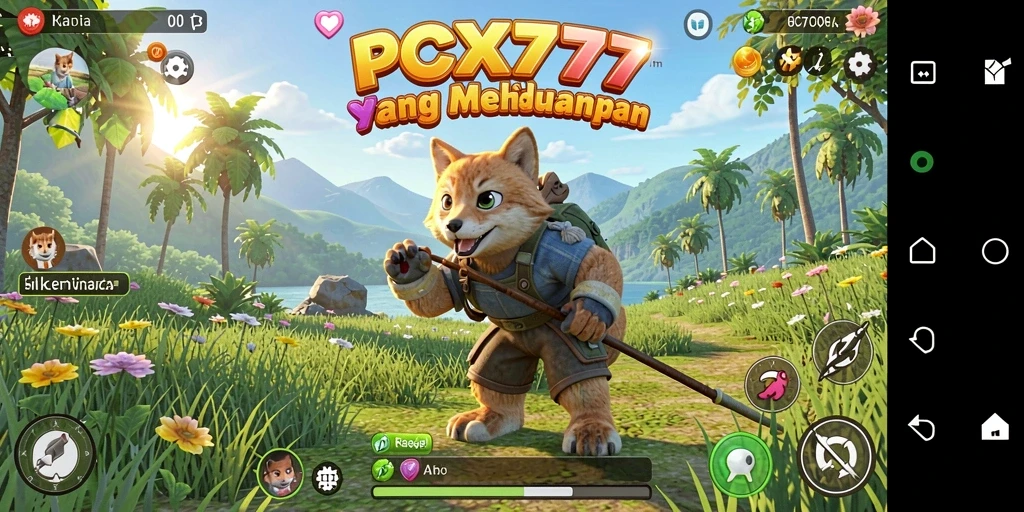 Gameplay PCX777 menampilkan simulasi kehidupan yang realistis dan menyenangkan.