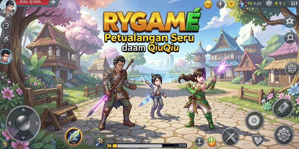 Tangkapan layar RPGAME menampilkan aksi permainan QiuQiu yang menegangkan.