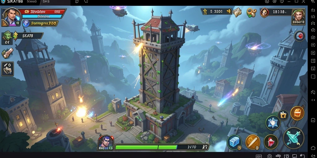 Tampilan gameplay SIKAT88 yang menarik dalam pertahanannya.