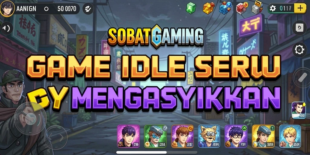 Tampilan gameplay SOBATGAMING yang menarik dalam genre Idle.