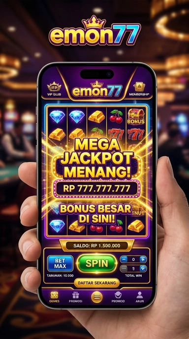 Fitur pencarian yang mudah digunakan dalam aplikasi emon77.